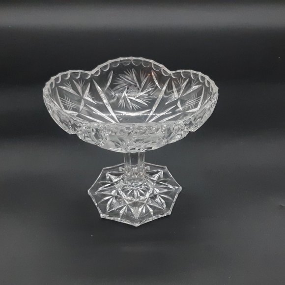 Pinwheel Crystal Bowl or Candy Dish - Picture 1 of 10